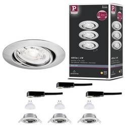 Paulmann 94950 LED vestavné svítidlo, LED, GU10, 4 W, železo (kartáčované)
