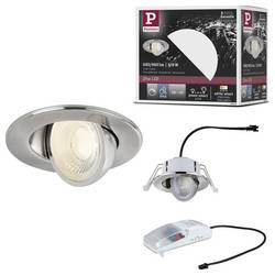 Paulmann 92412 LED vestavné svítidlo, LED, 5 W, 8 W, železo (kartáčované)