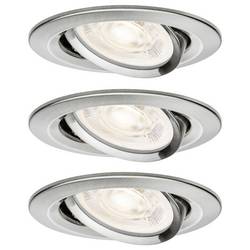 Paulmann 92327 LED vestavné svítidlo, LED, GU10, 4.9 W, železo (kartáčované)
