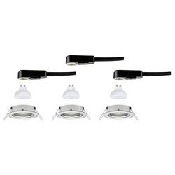 Paulmann 92327 LED vestavné svítidlo, LED, GU10, 4.9 W, železo (kartáčované)