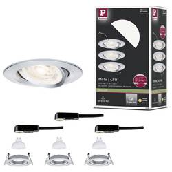 Paulmann 92328 LED vestavné svítidlo, LED, GU10, 4.9 W, Hliník (soustružený)