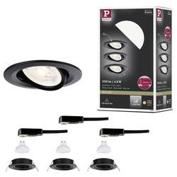 Paulmann 92329 LED vestavné svítidlo, LED, GU10, 4.9 W, černá (matná)