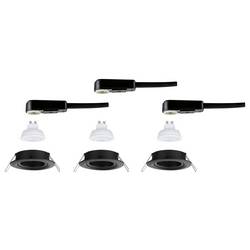 Paulmann 92329 LED vestavné svítidlo, LED, GU10, 4.9 W, černá (matná)