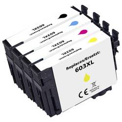 Renkforce Ink náhradní Epson 603XL, T03A6, T03A1, T03A2, T03A3, T03A4 kompatibilní kombinované balení černá, azurová, purppurová, žlutá RF-I-E-603XLBKCMY4PK