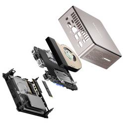 GEEKOM mini PC (HTPC) A5 AMD Ryzen 5 7530U 4.5 GHz 16 GB RAM 512 GB SSD AMD Grafika Radeon Win 11 Pro Mini A5