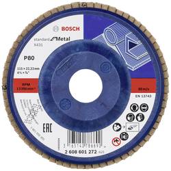 Bosch Accessories 2608601272 X431 vějířový brusný kotouč Průměr 115 mm Ø otvoru 22.33 mm Zrnitost 80 ocel 1 ks