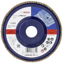 Bosch Accessories 2608601277 X431 vějířový brusný kotouč Průměr 125 mm Ø otvoru 22.33 mm Zrnitost 120 ocel 1 ks