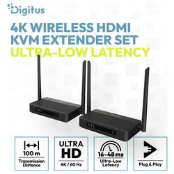 Digitus USB-A, USB 1.1, HDMI™, HDMI® vstup 100 m