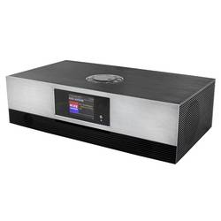soundmaster EliteLine stereo systém AUX, DAB+, Wi-Fi, FM, MP3, internet, CD, Bluetooth, vč. dálkového ovládání, Spotify, funkce alarmu 2 x 15 W černá