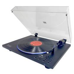 soundmaster EliteLine gramofon řemínkový pohon černá, transparentní