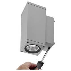 Deko Light ShoreLine Pro Square Up+Down 731208 Nástěnné svítidlo 7.5 W LED dopravní šedá (RAL 7042)