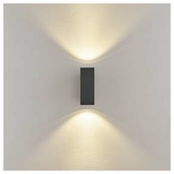 Deko Light ShoreLine Pro Square Up+Down 731209 Nástěnné svítidlo 7.5 W LED šedá grafit (RAL 7024)