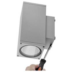 Deko Light ShoreLine Pro Square Up+Down 731199 Nástěnné svítidlo 21 W LED dopravní šedá (RAL 7042)