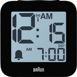 Braun 60077 budík černá velký displej