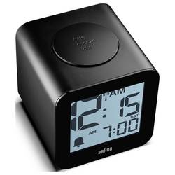 Braun 60077 budík černá velký displej