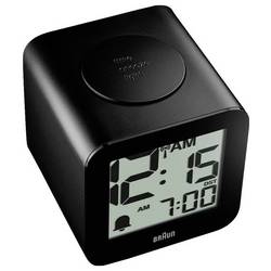 Braun 60077 budík černá velký displej