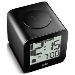 Braun 60077 budík černá velký displej