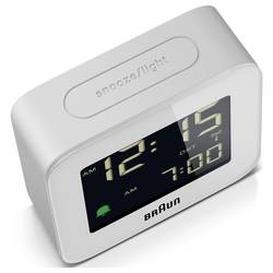 Braun BC08W-DCF DCF budík bílá