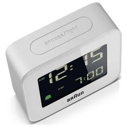 Braun BC08W-DCF DCF budík bílá