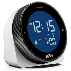 Braun BC24W-DCF DCF budík černá, bílá