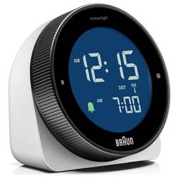 Braun BC24W-DCF DCF budík černá, bílá