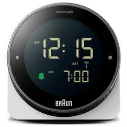 Braun BC24W-DCF DCF budík černá, bílá