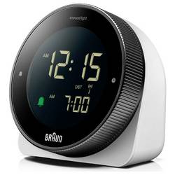 Braun BC24W-DCF DCF budík černá, bílá
