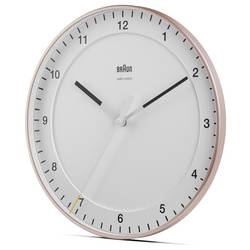Braun 67110 DCF nástěnné hodiny 330 mm , růžová, bílá