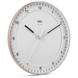 Braun 67110 DCF nástěnné hodiny 330 mm , růžová, bílá