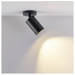Deko Light 348271 Can Tilt Round Base osvětlení na stěnu/strop GU10 7.5 W černá (RAL 9005)
