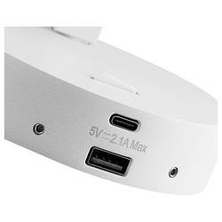 Deko Light Can Tilt Round USB Base 341351 nástěnné světlo GU10 7.5 W Signální bílá (RAL 9003)