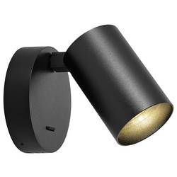 Deko Light Can Tilt Round USB Base 341352 nástěnné světlo GU10 7.5 W černá (RAL 9005)