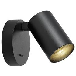 Deko Light Can Tilt Round Base 341350 nástěnné světlo GU10 7.5 W černá (RAL 9005)
