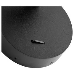 Deko Light Can Tilt Round Base 341350 nástěnné světlo GU10 7.5 W černá (RAL 9005)