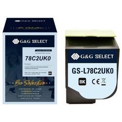 G&G Toner náhradní Lexmark 78C2UK0 kompatibilní černá 10500 Seiten GS-L78C2UK0