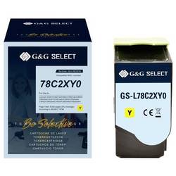 G&G Toner náhradní Lexmark 78C2XY0 kompatibilní žlutá 5000 Seiten GS-L78C2XY0