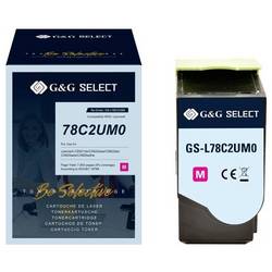 G&G Toner náhradní Lexmark 78C2UM0 kompatibilní purppurová 7000 Seiten GS-L78C2UM0