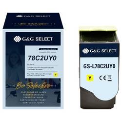 G&G Toner náhradní Lexmark 78C2UY0 kompatibilní žlutá 7000 Seiten GS-L78C2UY0