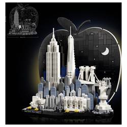 6588557 LEGO® ARCHITECTURE New York City - The Big Apple; Apple Bauset, pokojová dekorace pro dospělé