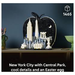 6588557 LEGO® ARCHITECTURE New York City - The Big Apple; Apple Bauset, pokojová dekorace pro dospělé