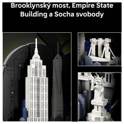 6588557 LEGO® ARCHITECTURE New York City - The Big Apple; Apple Bauset, pokojová dekorace pro dospělé