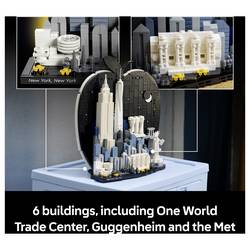 6588557 LEGO® ARCHITECTURE New York City - The Big Apple; Apple Bauset, pokojová dekorace pro dospělé