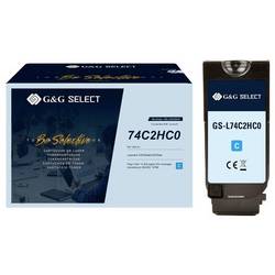 G&G Toner náhradní Lexmark 74C2HCE kompatibilní azurová 12000 Seiten GS-L74C2HC0