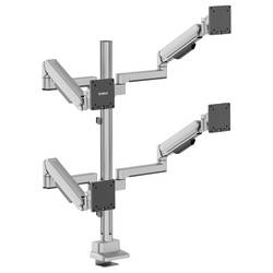 SpeaKa Professional SP-MM-1070 držák na stůl pro monitor 4 Displej: (s) 43,2 cm (17) - 101,6 cm (40) hliník naklápěcí, nakláněcí, nastavitelná výška