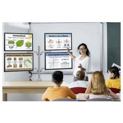 SpeaKa Professional SP-MM-1070 držák na stůl pro monitor 4 Displej: (s) 43,2 cm (17) - 101,6 cm (40) hliník naklápěcí, nakláněcí, nastavitelná výška