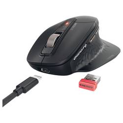 CHERRY CHERRY MSM STREAM MOUSE ULTIMATE optická myš, přenos Bluetooth®, 7 tlačítko, 4000 dpi, černá