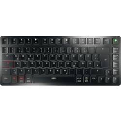 CHERRY CHERRY TAS KEY KW X ULP 2.0 Mini Wireles USB, kabelový, bezdrátový, bezdrátový, Bluetooth® klávesnice německá, QWERTZ černá s podsvícením