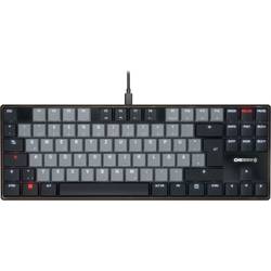 CHERRY CHERRY TAS KC 500 MX LP Corded, Mechanic kabelový klávesnice německá, QWERTZ černá, šedá