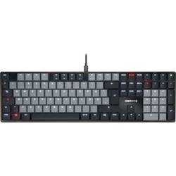 CHERRY CHERRY TAS KEY KC 500 Corded, Mechanical klávesnice německá, QWERTZ černá