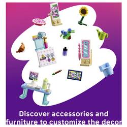 42697 LEGO® FRIENDS Přenosný dotělový dům se 8 pokoji a 2 hracích figurkami